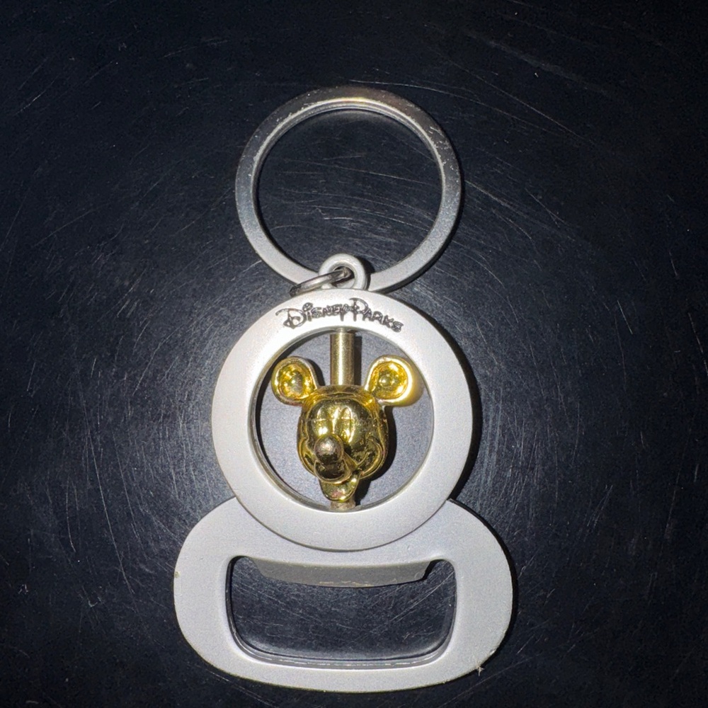 Disney Parks Mickey Mouse Bottle Opener Keychain